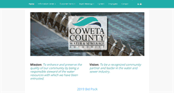 Desktop Screenshot of cowetawater.com